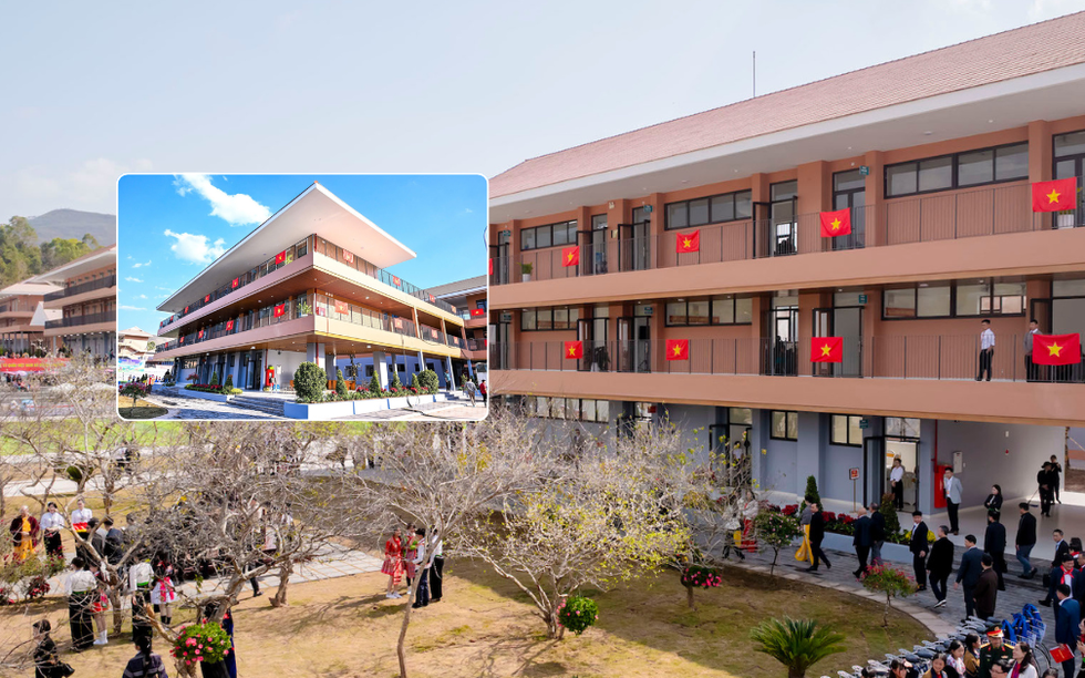 Ngôi trường liên cấp '5 sao' về đích đầu tiên trong chiến dịch xây 248 trường học vùng biên giới của Việt Nam: Là kỳ tích giữa đại ngàn