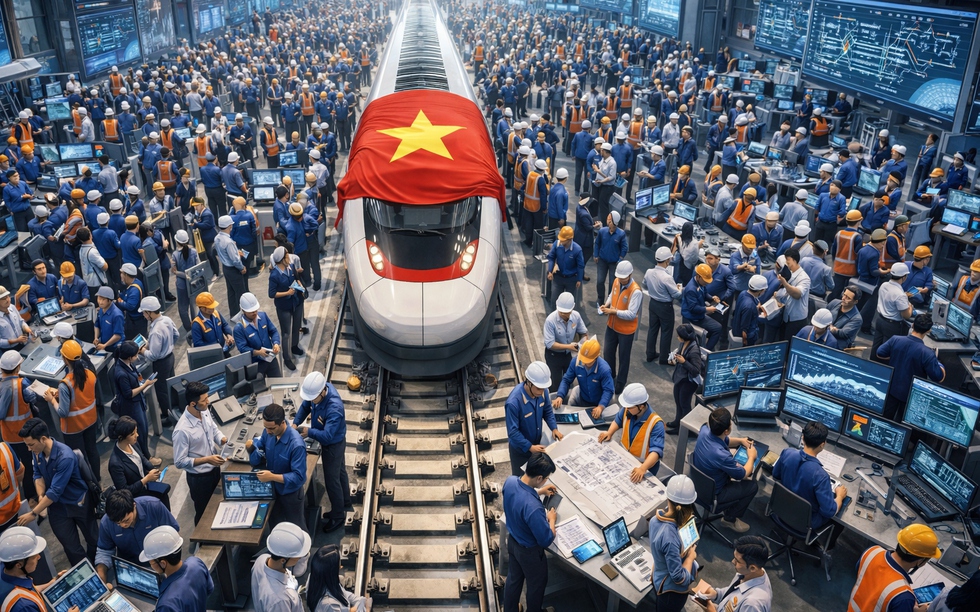 Lần đầu tiên trong lịch sử, Việt Nam đặt mục tiêu đào tạo 70.000 nhân lực, hướng tới làm chủ công nghệ và công nghiệp đường sắt