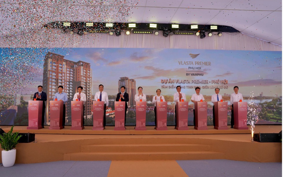 Văn Phú khởi công dự án Vlasta Premier - Phú Hội: Kiến tạo chuẩn sống tinh hoa tại "giao lộ di sản - hiện đại" trung tâm phố đi bộ Huế