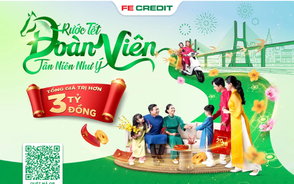 Chuỗi sự kiện của FE CREDIT lan tỏa không khí Tết đến mọi nhà