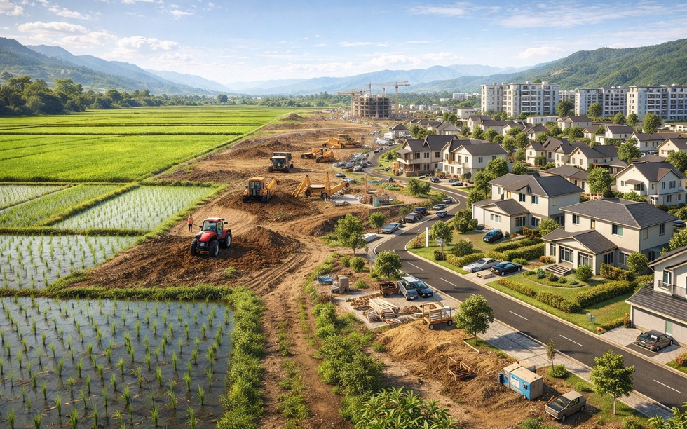 Kể từ nay, tự ý chuyển nông nghiệp sang đất ở có thể bị phạt đến hàng trăm triệu đồng