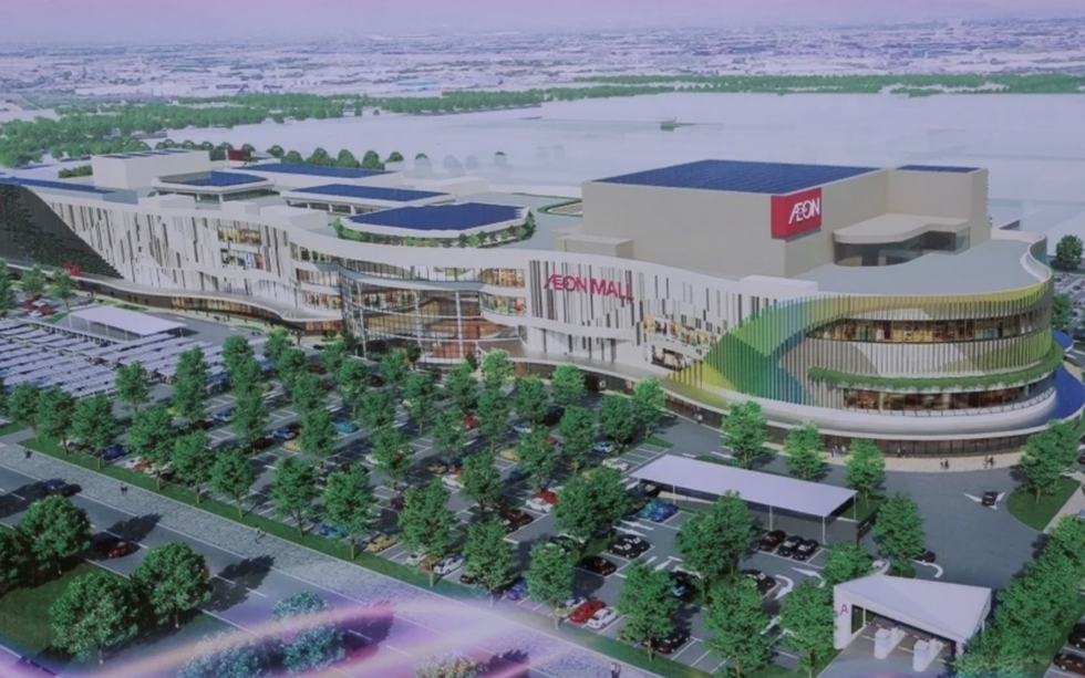 TTTM AEON Mall hơn 4.000 tỷ tại tỉnh từng đông dân nhất Việt Nam: Đã thành hình, nửa năm nữa chính thức hoàn thành