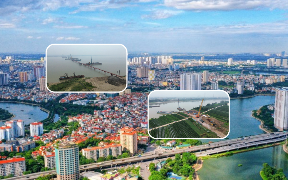 Thi công tốc lực, 2 cây cầu trọng điểm hơn 6.000 tỷ thuộc Vành đai 4 vùng Thủ đô đạt dấu mốc quan trọng