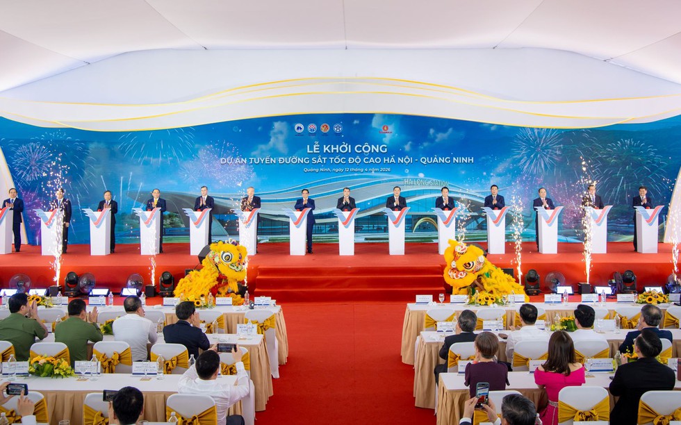 Vingroup khởi công dự án tuyến đường sắt tốc độ cao Hà Nội - Quảng Ninh