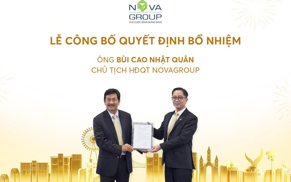 Ông Bùi Cao Nhật Quân làm Chủ tịch NovaGroup