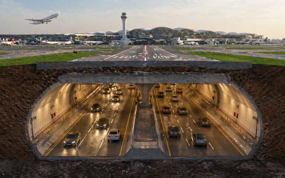 Đề xuất xây hầm 10.000 tỷ xuyên sân bay đầu tiên tại Việt Nam: Công trình phức tạp gỡ 'nút thắt' giao thông ngay giữa TP rộng nhất cả nước