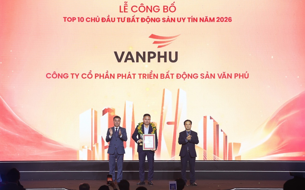 Văn Phú lần thứ 4 liên tiếp đạt top 10 chủ đầu tư Bất động sản uy tín