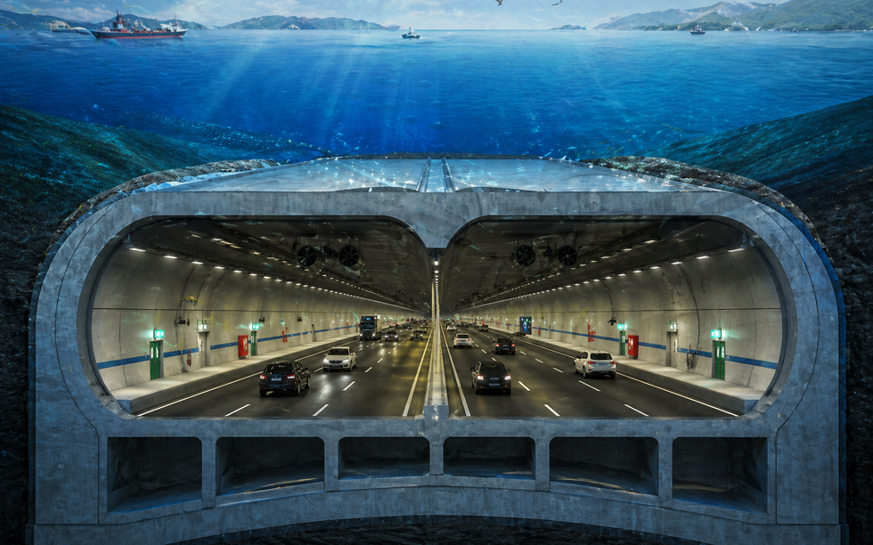 Việt Nam bắt đầu triển khai công trình hầm - cầu vượt biển đầu tiên với thiết kế táo bạo chưa từng có trong lịch sử, tọa lạc tại TP giàu nhất cả nước