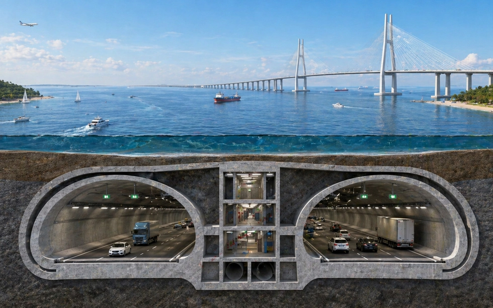 Vingroup đề xuất xây 2 đảo nhân tạo trên tuyến hầm - cầu vượt biển 93.000 tỷ sở hữu thiết kế táo bạo đầu tiên tại Việt Nam