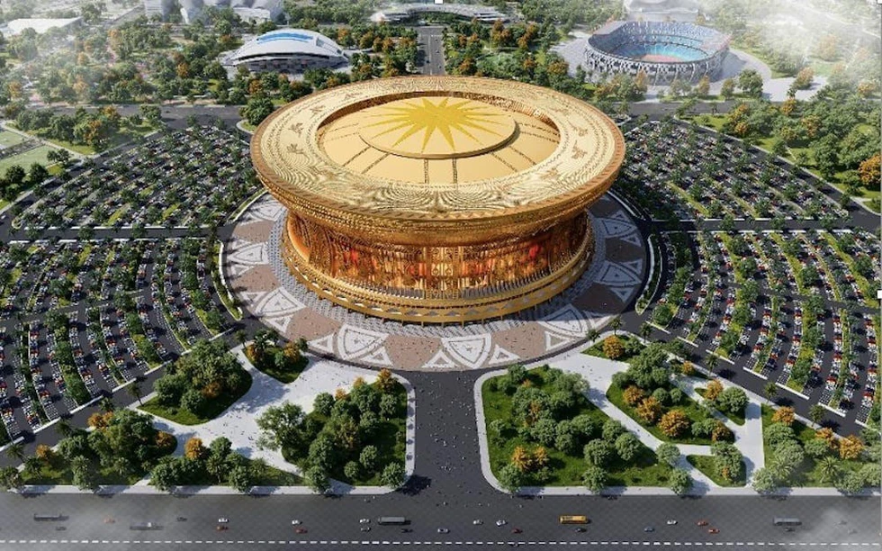 Sân vận động lớn nhất Việt Nam, gấp hơn 3 lần sân Mỹ Đình: Dần thành hình sau 3 tháng khởi công