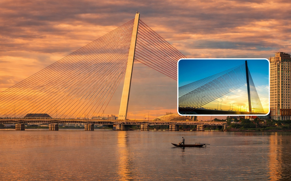 Cầu dây văng nghiêng 12 độ lớn nhất Đông Nam Á tại Việt Nam: Mang tên nữ anh hùng xứ Quảng, có khả năng chịu lực 32.000 tấn