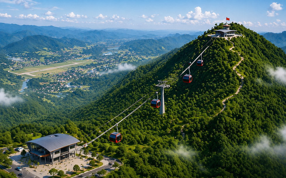 Việt Nam sắp xây dựng tuyến cáp treo kết nối đến ‘mắt thần’ của chiến dịch Điện Biên Phủ năm xưa