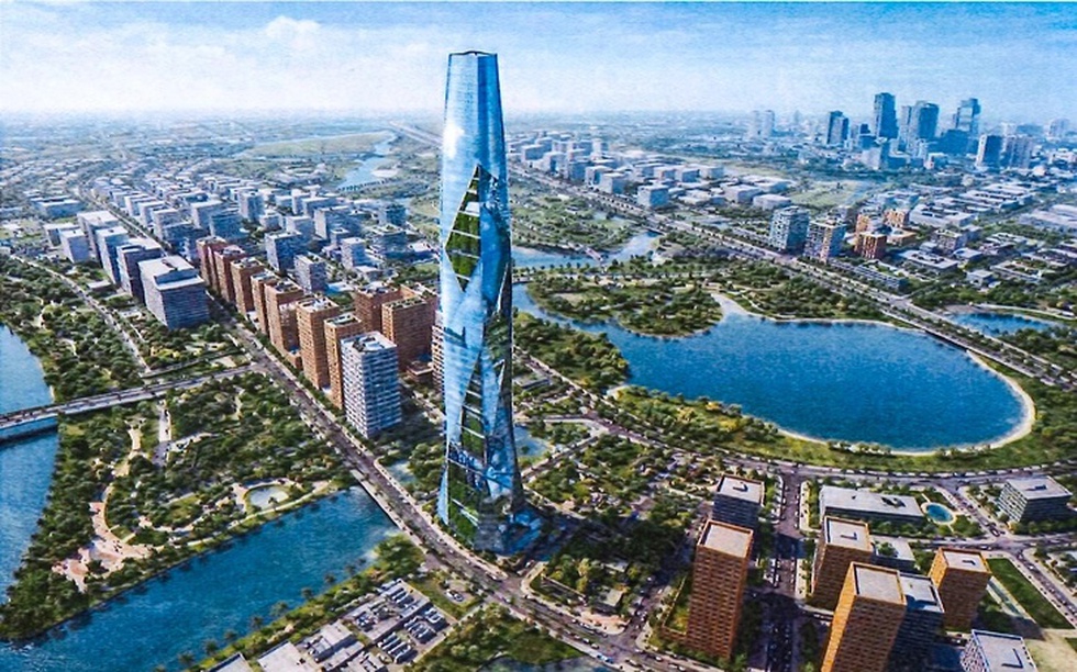Việt Nam dự kiến xây dựng tòa tháp chọc trời 99 tầng: Cao 500m, tọa lạc tại bên trong trung tâm tài chính quốc tế