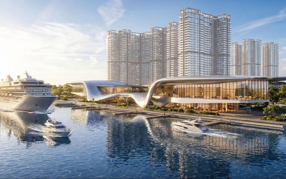 Sắp hình thành bến du thuyền cao cấp đầu tiên trên sông Hồng, tọa lạc tại cửa ngõ phía Đông Thủ đô
