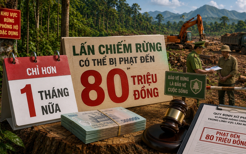 Từ 25/6, người dân sẽ bị phạt nặng nếu lấn, chiếm loại đất này