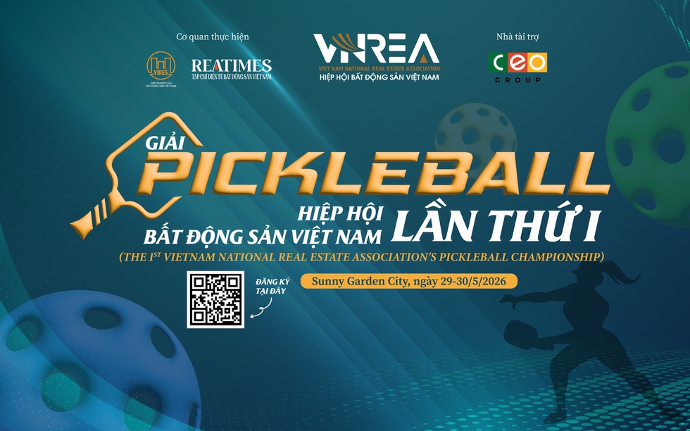 Chính thức phát động và mở cổng đăng ký Giải Pickleball Hiệp hội Bất động sản Việt Nam lần thứ I