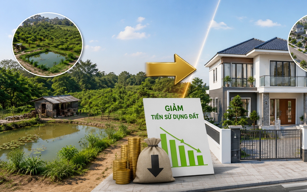 Kể từ nay, những trường hợp này sẽ được giảm tiền sử dụng đất khi chuyển đất vườn, ao sang đất ở