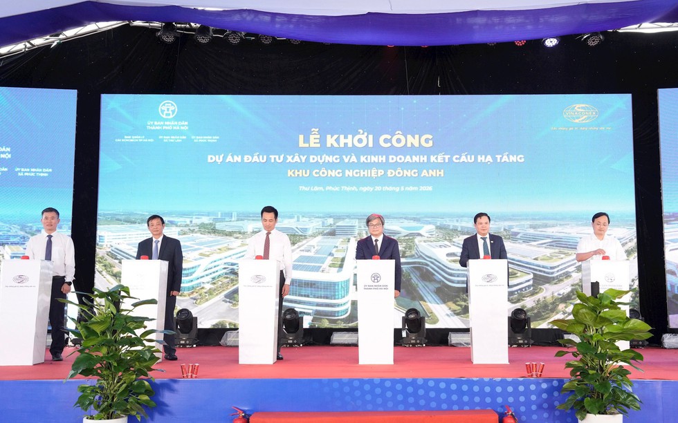 Hà Nội khởi công khu công nghiệp sinh thái - công nghệ cao hơn 6.300 tỷ tại cửa ngõ phía Bắc