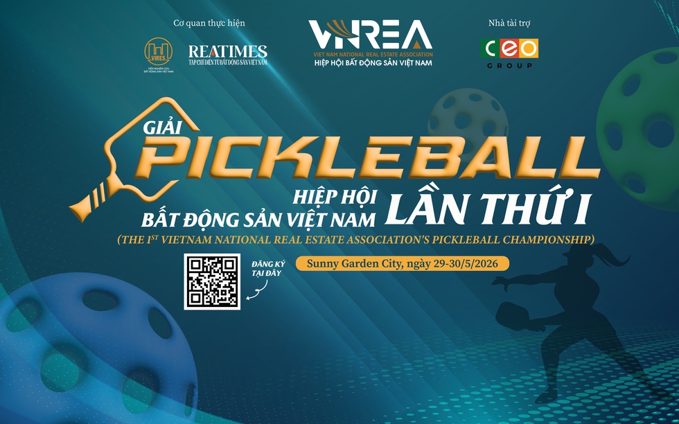 Giải Pickleball Hiệp hội Bất động sản Việt Nam lần thứ I: Lan tỏa tinh thần thể thao, gắn kết các doanh nghiệp bất động sản