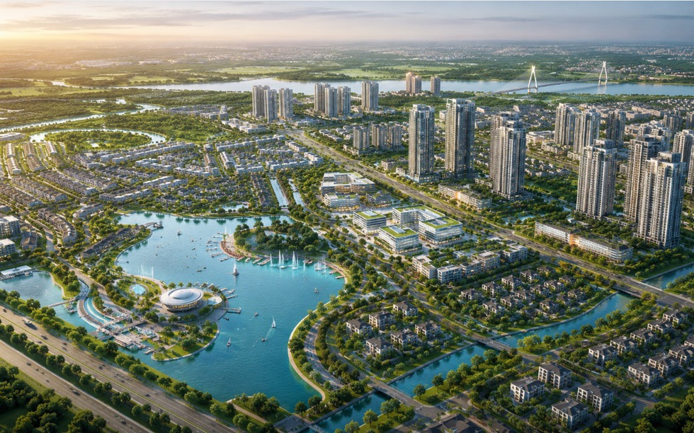 Hà Nội sắp hình thành khu đô thị thông minh - sinh thái 268ha, tọa lạc giữa 2 cây cầu lớn và sát đại đô thị của Vinhomes
