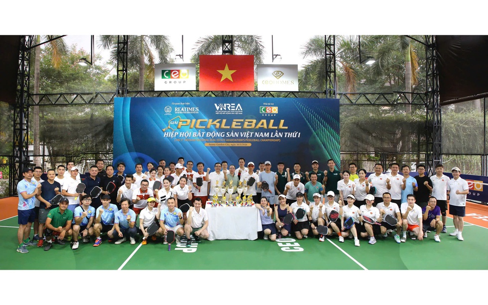 Giải Pickleball Hiệp hội Bất động sản Việt Nam lần thứ I: Sân chơi ấn tượng và đầy cảm xúc