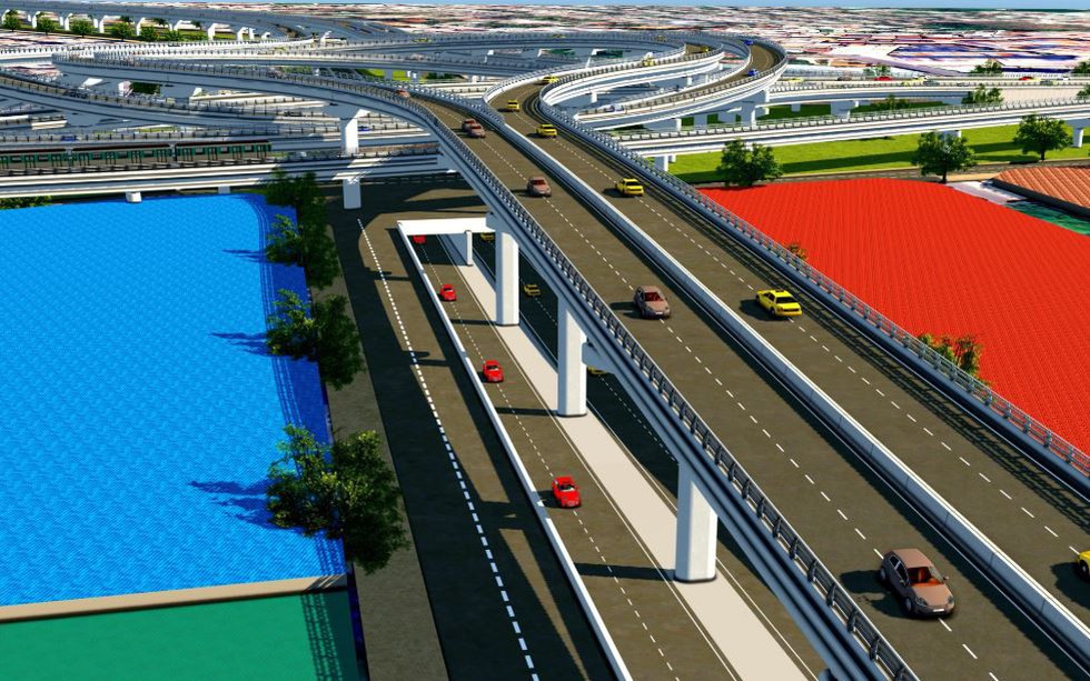 Thành phố trẻ và rộng nhất Việt Nam sắp làm tuyến đường trên cao hơn 16.000 tỷ: Sở hữu nút giao đa tầng, kết hợp hầm chui và cầu vượt
