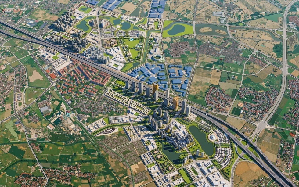 Hà Nội sắp có khu đô thị đa mục tiêu 60.500 tỷ với mô hình mới mẻ, khác biệt truyền thống