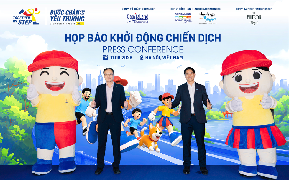 Khởi động chiến dịch "Bước chân gắn kết yêu thương" mở khóa gói tài trợ 98.000 đô la Mỹ đồng hành cùng trẻ em yếu thế