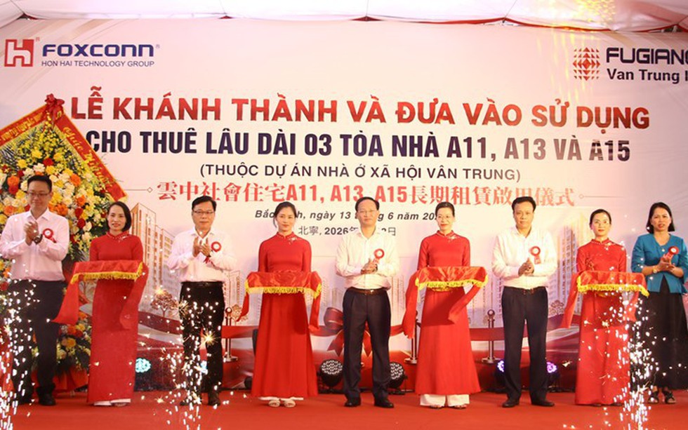 Khánh thành 3 tòa nhà ở xã hội cho thuê dài hạn tại Bắc Ninh