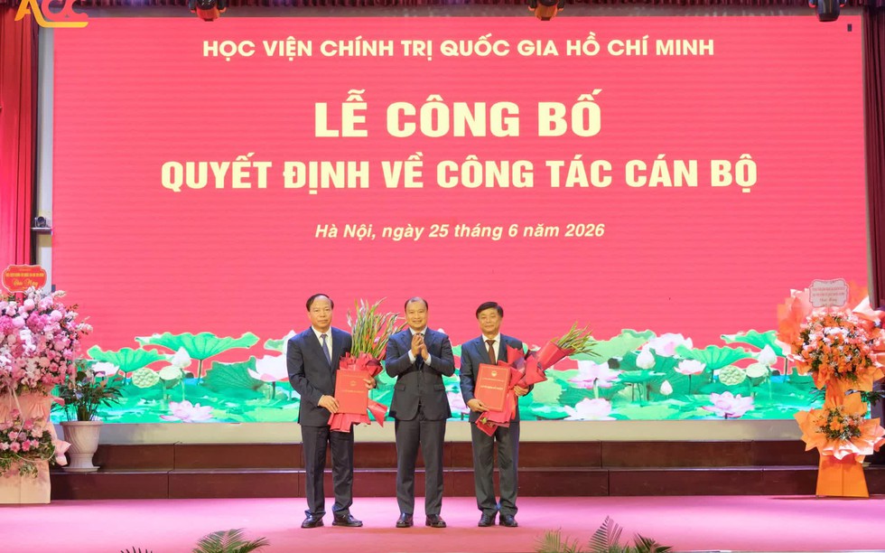 PGS.TS. Phạm Minh Sơn được bổ nhiệm lại chức Giám đốc Học viện Báo chí và Tuyên truyền