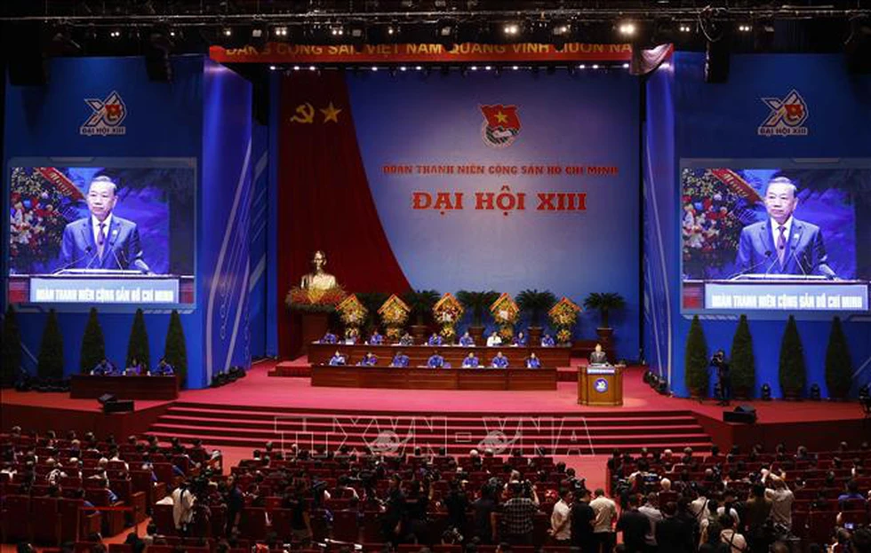 Phát biểu của Tổng Bí thư, Chủ tịch nước Tô Lâm tại Đại hội đại biểu toàn quốc Đoàn TNCS Hồ Chí Minh lần thứ XIII