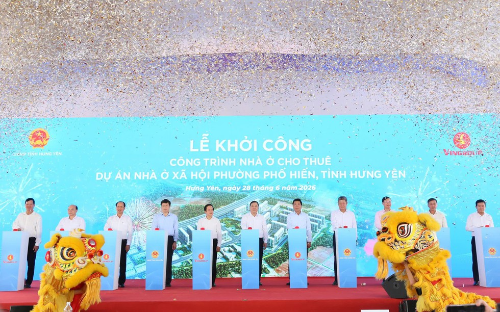 Hưng Yên đồng loạt khởi công hai dự án nhà ở cho thuê