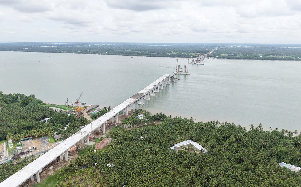 Cầu vượt sông 8.000 tỷ xoá bỏ toàn bộ các bến phà lâu đời, rút ngắn khoảng 80km từ miền Tây đến TP. HCM: Phấn đấu hoàn thành sớm 6 tháng