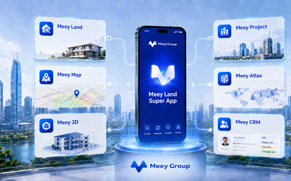 Meey Land Super App và bài toán niềm tin dữ liệu trong giao dịch bất động sản