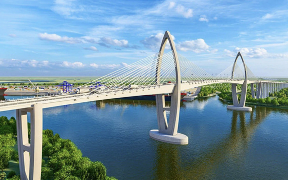 Chỉ vài ngày nữa, cây cầu dây văng có tĩnh không cao nhất Việt Nam chính thức đạt cột mốc quan trọng mới