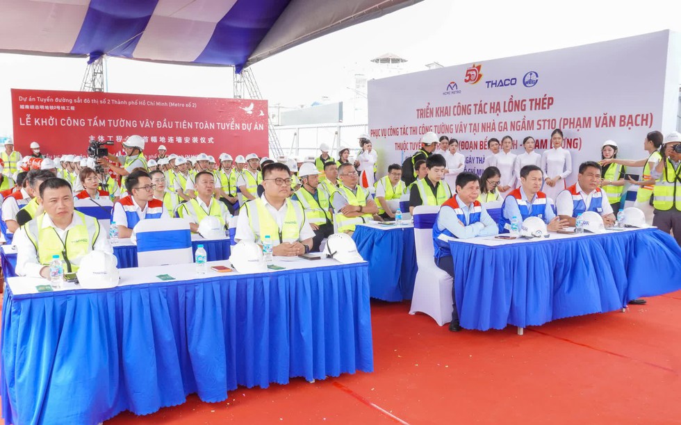 TP. Hồ Chí Minh: Thi công ga ngầm tuyến Metro Bến Thành - Tham Lương