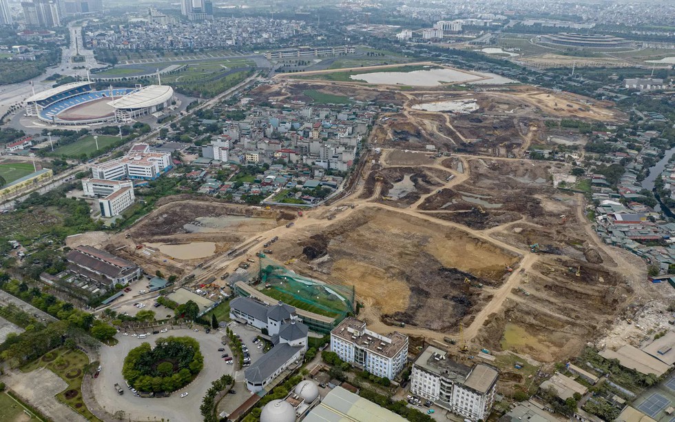 Hà Nội tốc lực đào 7 hồ nước, phấn đấu sớm hoàn thiện để đưa vào chống ngập