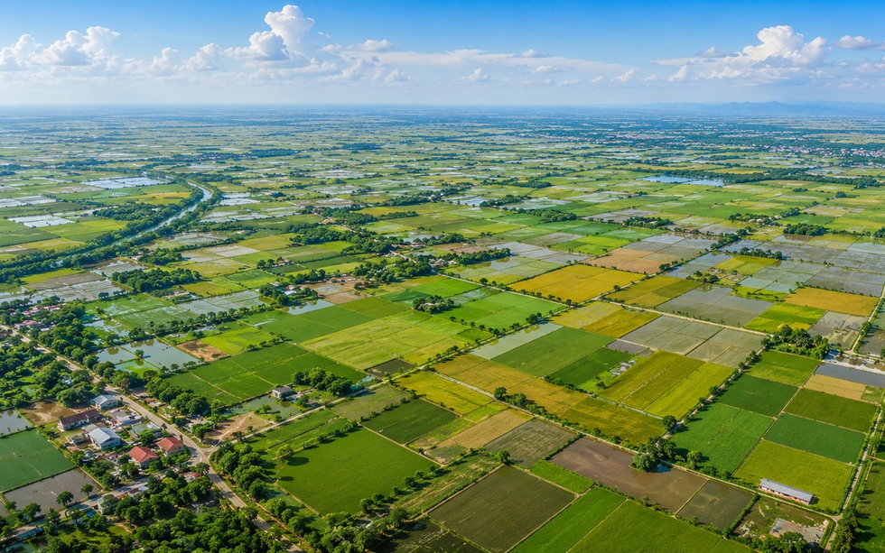 Cả nước điều chỉnh hơn 1,12 triệu ha đất nông nghiệp, tạo dư địa cho hạ tầng và công nghiệp đến năm 2030