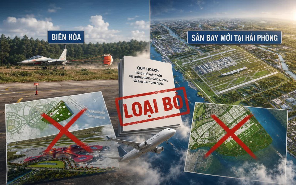 Vì sao Việt Nam đề xuất đưa sân bay Biên Hòa và sân bay mới tại Hải Phòng ra khỏi quy hoạch?