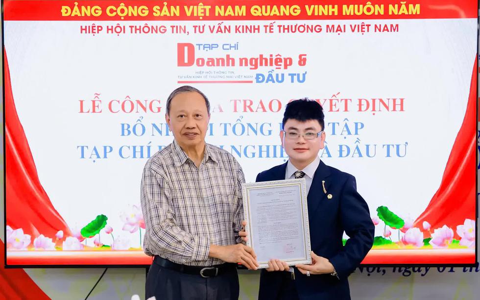 Nhà báo Đào Bình giữ chức Tổng Biên tập Tạp chí Doanh nghiệp và Đầu tư