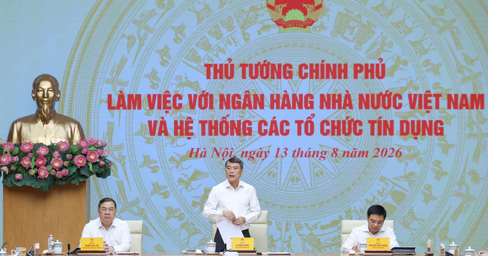 Thủ tướng Chính phủ làm việc với Ngân hàng Nhà nước và hệ thống các tổ chức tín dụng