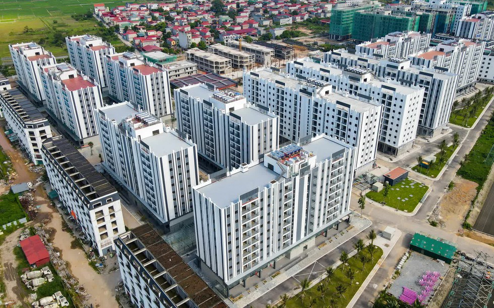 Cận cảnh tổ hợp nhà ở xã hội 3.000 tỷ đồng, 2.000 căn hộ sắp về đích ở Bắc Ninh