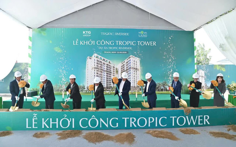Khởi công khu căn hộ Tropic Tower, Novaland quay trở lại thị trường khu Đông TP.HCM