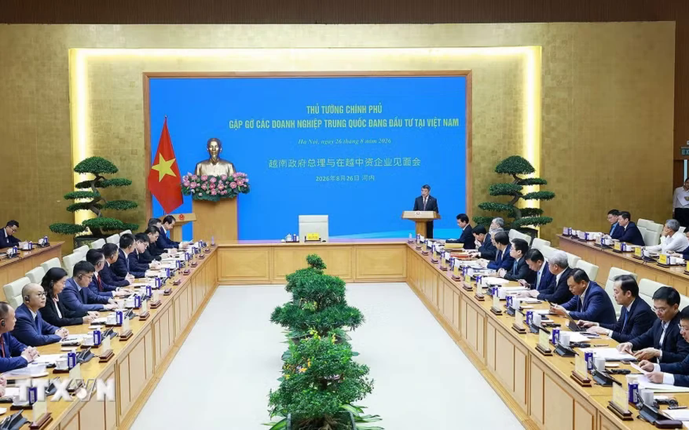 Thủ tướng Lê Minh Hưng gặp các doanh nghiệp Trung Quốc đang đầu tư tại Việt Nam