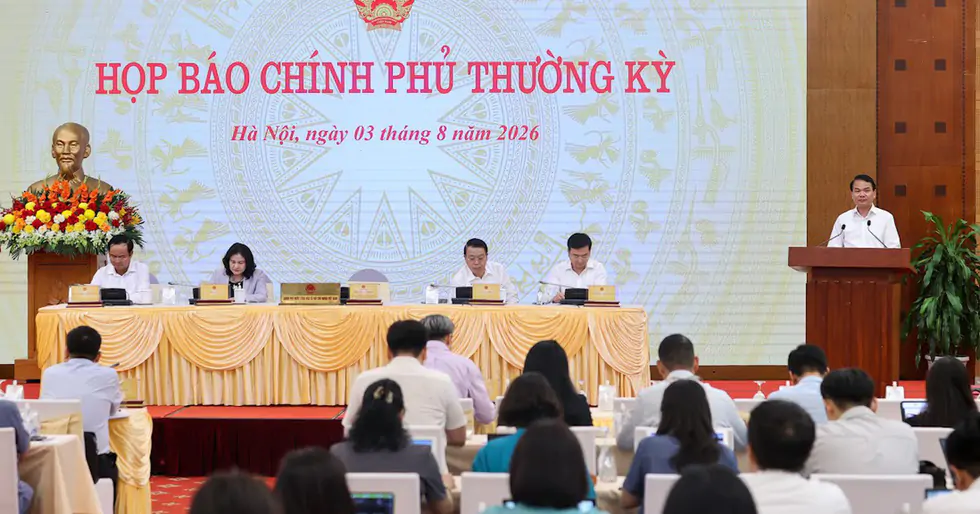 Họp báo Chính phủ thường kỳ tháng 7/2026: Các chỉ số cơ bản về phát triển KTXH đều tăng