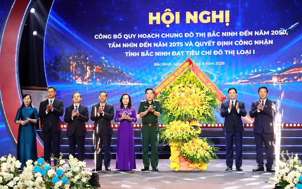 Bắc Ninh công bố Quy hoạch chung đô thị đến năm 2050, chính thức đạt tiêu chí đô thị loại I