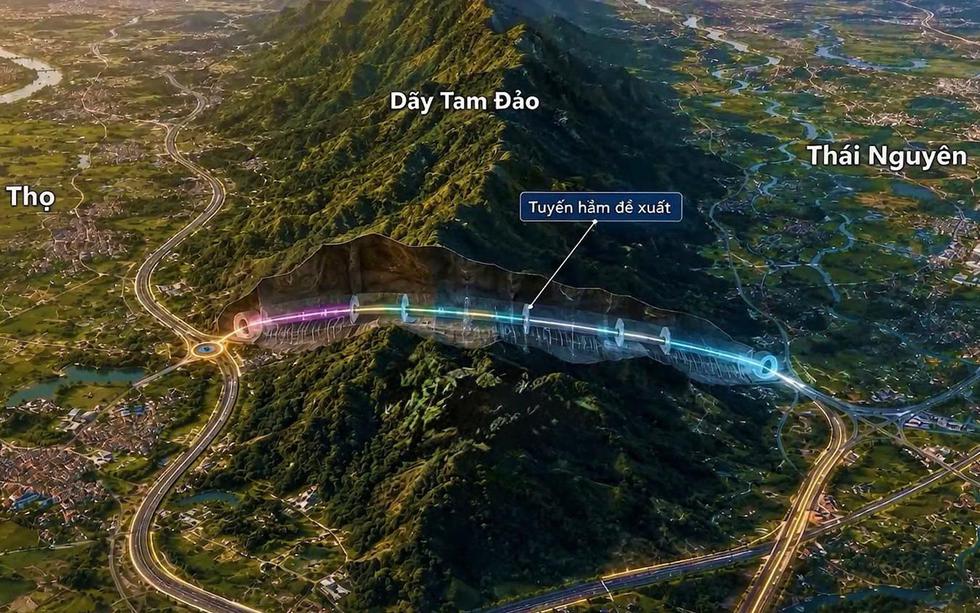 Thái Nguyên và Phú Thọ thống nhất phương án làm hầm Tam Đảo gần 5.800 tỷ đồng