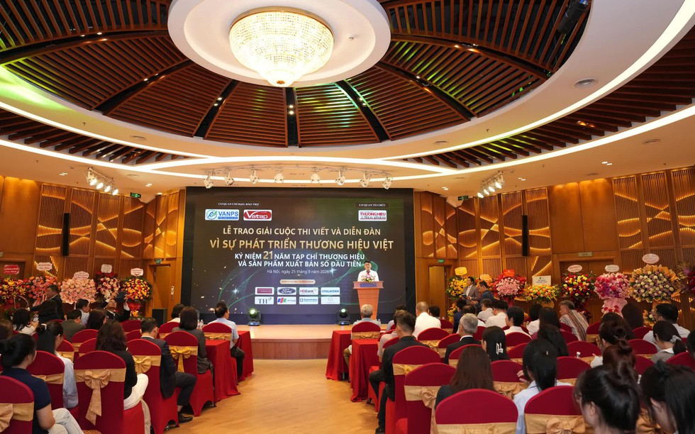 Tạp chí Thương hiệu và Sản phẩm tổ chức Lễ trao giải cuộc thi viết và Diễn đàn vì sự phát triển thương hiệu Việt