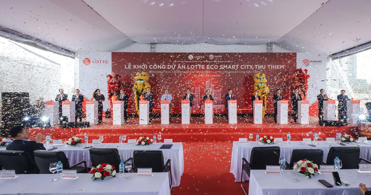 TP.HCM: Chính thức khởi công tổ hợp Lotte Eco Smart City 60.000 tỷ đồng tại Thủ Thiêm