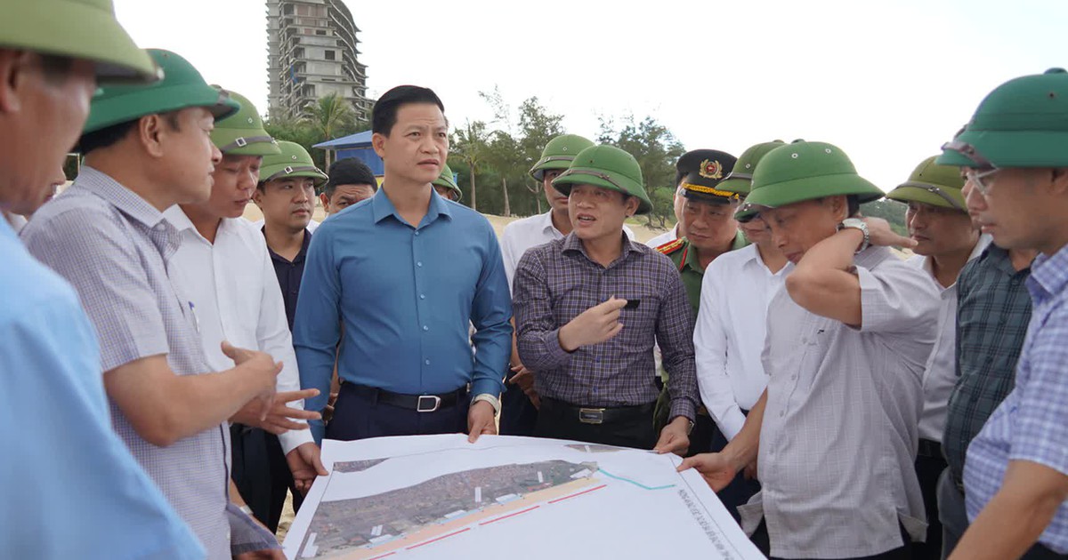Quảng Trị: Chống xói lở bờ biển Nhật Lệ - Bảo Ninh